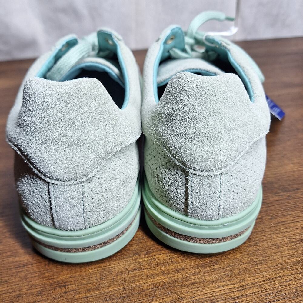 Birkenstock Bend Low embossed suede sneakers mint green NWT EU 41 US 10 women's - Picture 5 of 9
